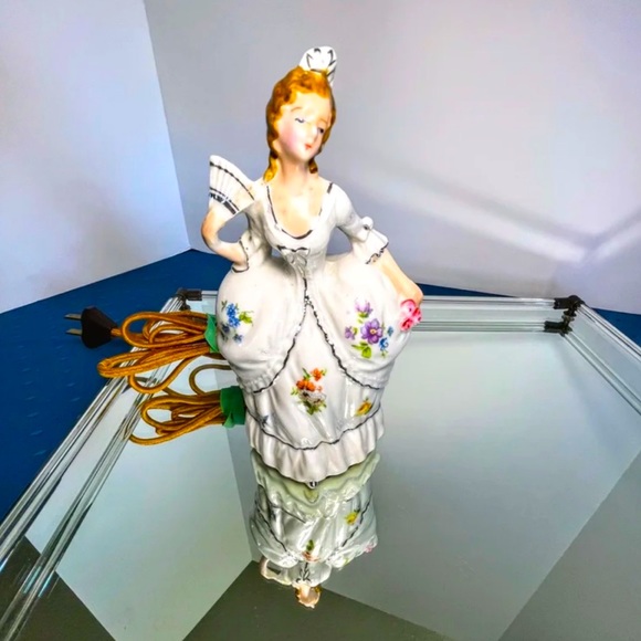 Victorian Style 1950s Era German Boudoir Perfume Lamp - Picture 6 of 12